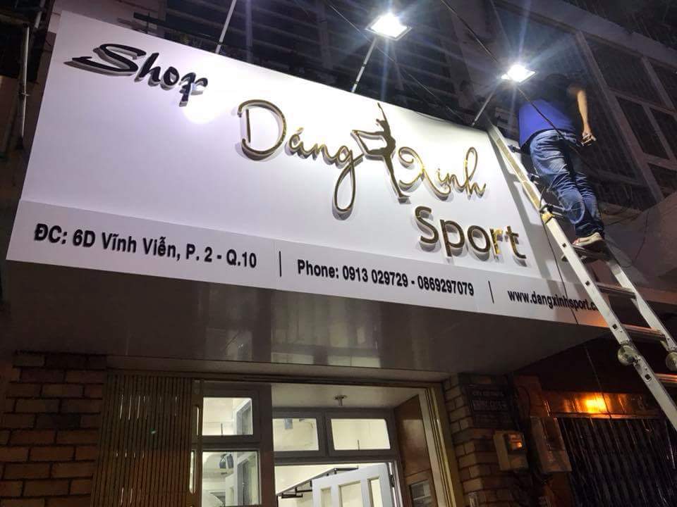 Biển hiệu cửa hàng quần áo thể thao Dáng Xinh-Quận 10 - QUẢNG CÁO ...